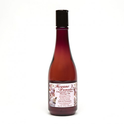 Keyano Aromatics Champagne & Rose Massage Oil 12 oz UltraBeauty.shop