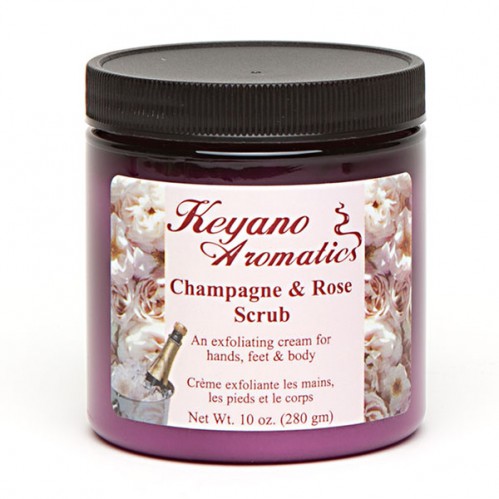 Keyano Champagne & Rose Scrub 10 oz-0 Keyano Champagne & Rose Scrub 10 oz-0