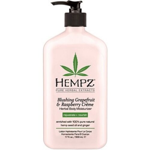 Hempz Blushing Grapefruit and Raspberry Crème Herbal Body Moisturizer 17 oz UltraBeauty.shop