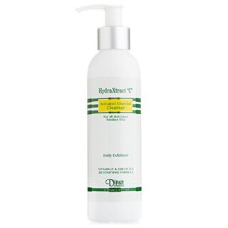 Dinur HydraXtract C Activated Charcoal Cleanser Daily Exfoliator 6 oz-0