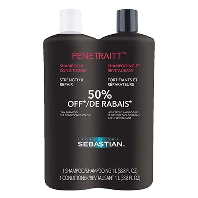 Sebastian Foundation Penetraitt Shampoo and Conditioner Duo Liter Conditioner UltraBeauty.shop Sebastian Foundation Penetraitt Shampoo and Conditioner Duo Liter UltraBeauty.shop