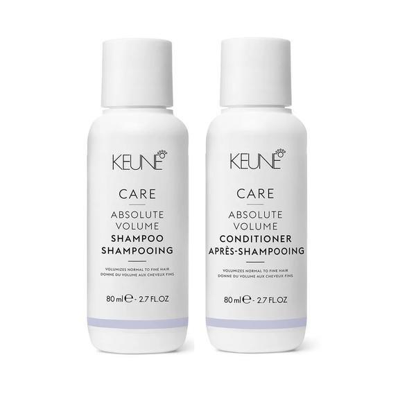 Keune Care Line Absolute volume Shampoo And Conditioner/ 2.7 oz Travel Duo UltraBeauty.shop