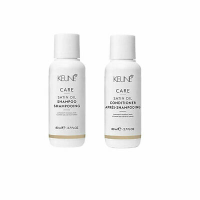 Keune Care Line Satin Oil Shampoo And Conditioner / 2.7 oz Travel Set UltraBeauty.shop