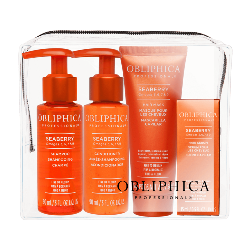 Obliphica Seaberry Fine to Medium Travel Kit UltraBeauty.shop
