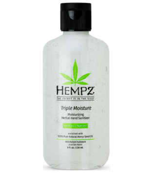 Hempz Triple Moisture Moisturizing Herbal Hand Sanitizer 8 oz. - Image 1