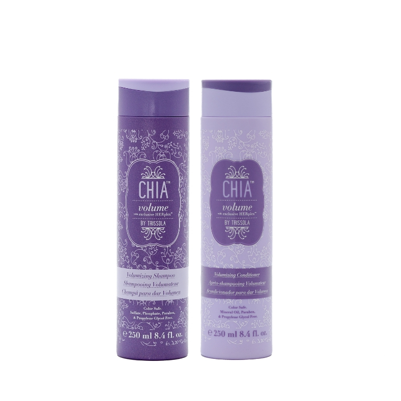 Trissola Chia Volumizing Shampoo & Conditioner 8.4 Oz Beauty Products UltraBeauty.shop Trissola Chia Volumizing Shampoo & Conditioner 8.4 Oz UltraBeauty.shop