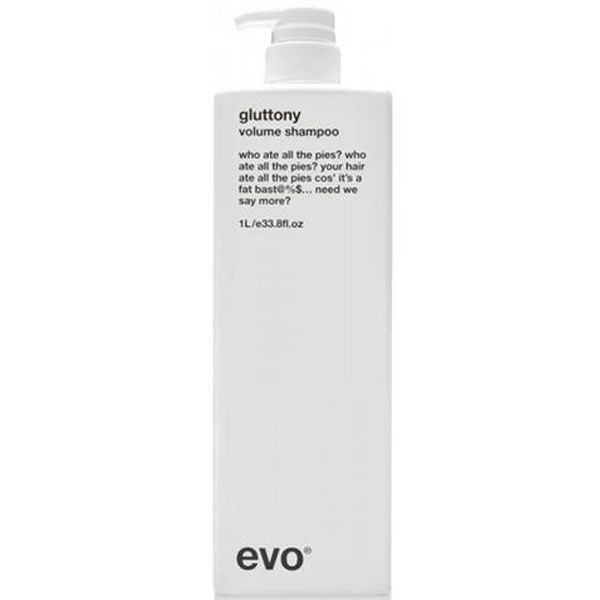 Evo Gluttony Volume Shampoo 1000ml SALE! Beauty Products UltraBeauty.shop Evo Gluttony Volume Shampoo 1000ml SALE! UltraBeauty.shop