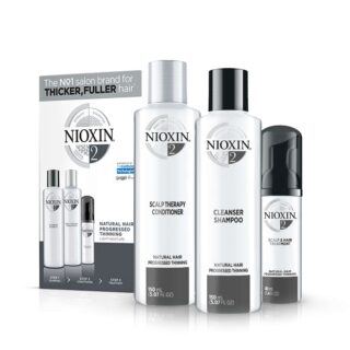 Nioxin System Trial Kit 2, Shampoo, Conditioner, Scalp Treatment - Image 1