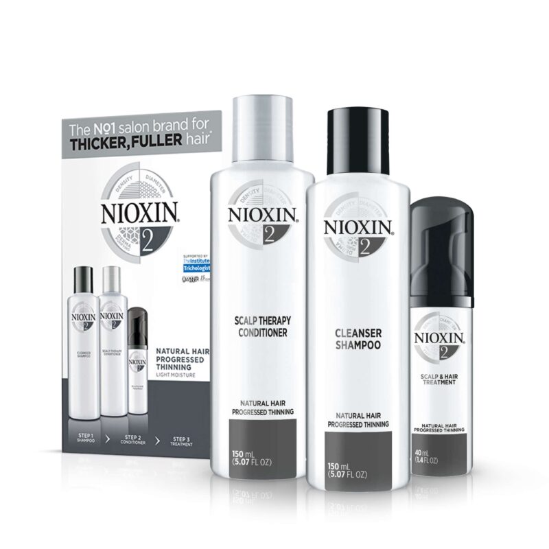 Nioxin System Trial Kit 2, Shampoo, Conditioner, Scalp Treatment Beauty Products UltraBeauty.shop Nioxin System Trial Kit 2, Shampoo, Conditioner, Scalp Treatment UltraBeauty.shop