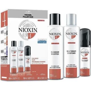Nioxin System Trial Kit 4, Cleanser, Scalp Therapy, Scalp Treatment