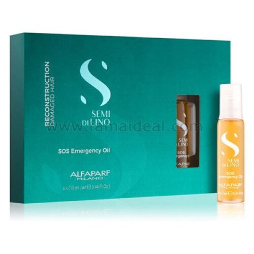 Alfaparf Milano Semi Di Lino Reconstruction SOS Emergency Oil 6 x 0.44 Fl. Oz. Beauty Products UltraBeauty.shop Alfaparf Milano Semi Di Lino Reconstruction SOS Emergency Oil 6 x 0.44 Fl. Oz. UltraBeauty.shop