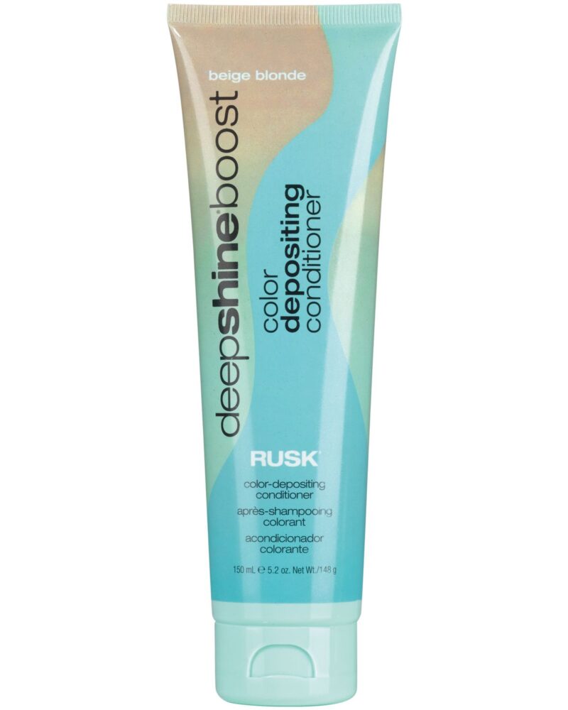 Rusk Deepshine Boost Beige Blonde Color Depositing Conditioner 5.2 Oz. Beauty Products UltraBeauty.shop Rusk Deepshine Boost Beige Blonde Color Depositing Conditioner 5.2 Oz. UltraBeauty.shop