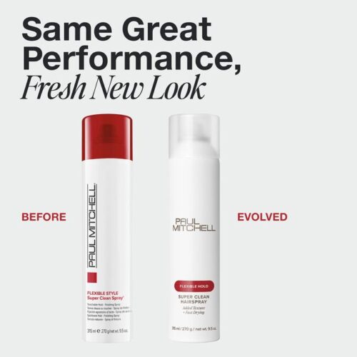 Paul Mitchell Super Clean Spray 55% VOC - Flexible Hold 9.5 Oz. - Image 2