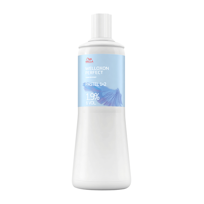Wella Welloxon Perfect Pastel 1+2, 6 Volume Cream Developer 33.8 Oz UltraBeauty.shop