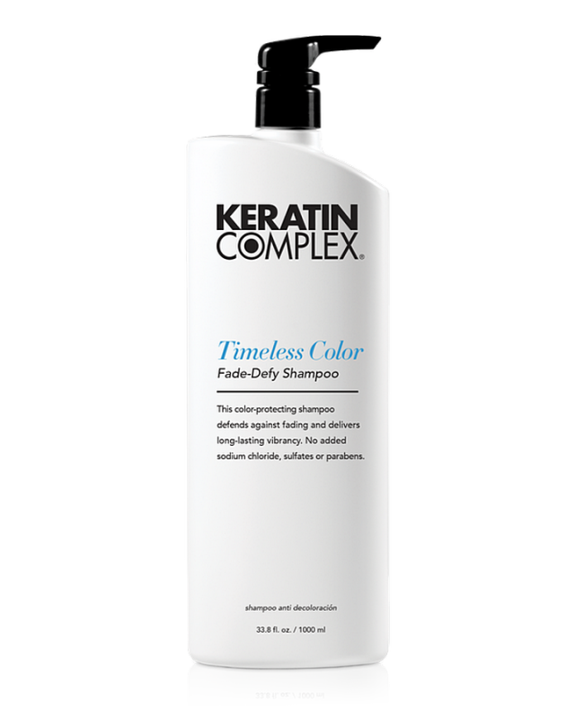 Keratin Complex Timeless Color Fade Defy Shampoo, 33.8 Oz Beauty Products UltraBeauty.shop Keratin Complex Timeless Color Fade Defy Shampoo, 33.8 Oz UltraBeauty.shop