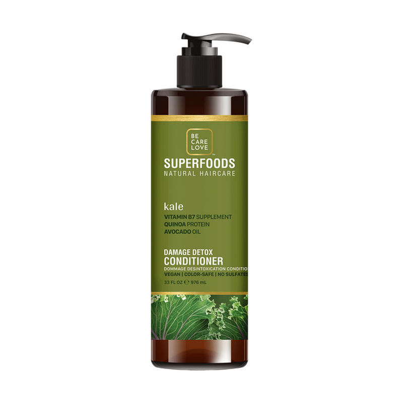 Be Care Love SuperFoods Kale Damage Detox Conditioner, 33.8 Oz UltraBeauty.shop