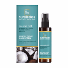 Be Care Love SuperFoods Coconut Milk Moisture Therapy Leave-in Serum, 2 Oz - Image 1