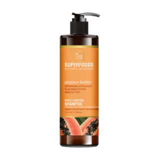 Be Care Love SuperFoods Papaya Frizz Control Shampoo, 33 Oz - Image 1