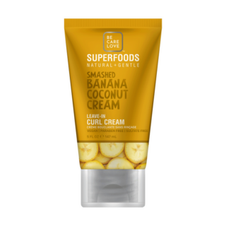 Be Care Love SuperFoods Smashed Banana Coconut Leave-In Curl Cream, 5 Oz" - Image 1