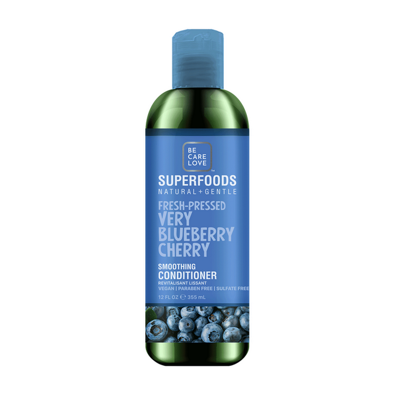 Be Care Love SuperFoods Fresh-Pressed Blueberry Cherry Smoothing Conditioner, 12 Oz UltraBeauty.shop