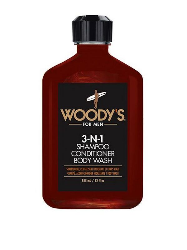 Woody’s 3-in-1 Shampoo/Conditioner/Body Wash, 12 Oz UltraBeauty.shop