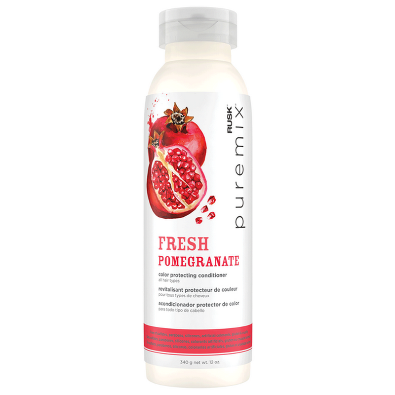 Rusk PureMix Fresh Pomegranate Color Protecting Conditioner 12 Oz Beauty Products UltraBeauty.shop Rusk PureMix Fresh Pomegranate Color Protecting Conditioner 12 Oz UltraBeauty.shop