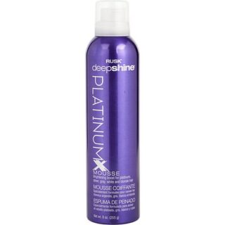 Rusk Deep Shine Platinum X Mousse 9 Oz. - Image 1