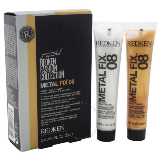 Redken Fashion Collection Metal Fix 08 Metallic Liquid Pomade 2 X 0.68 Oz UltraBeauty.shop