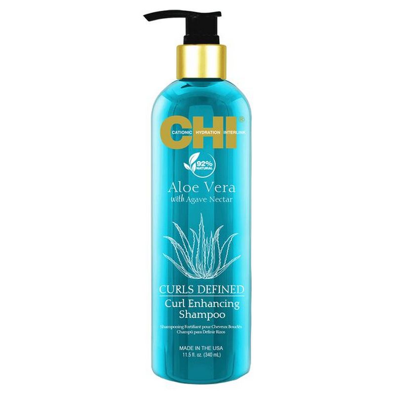 CHI Farouk Aloe Vera Curl Enhancing Shampoo 11.5 Oz Beauty Products UltraBeauty.shop CHI Farouk Aloe Vera Curl Enhancing Shampoo 11.5 Oz UltraBeauty.shop