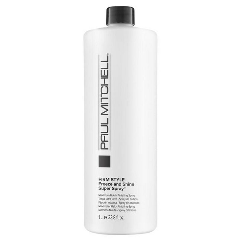 Paul Mitchell Firm Style Freeze and Shine Super Spray 50% VOC 33.8 Oz Beauty Products UltraBeauty.shop Paul Mitchell Firm Style Freeze and Shine Super Spray 50% VOC 33.8 Oz UltraBeauty.shop