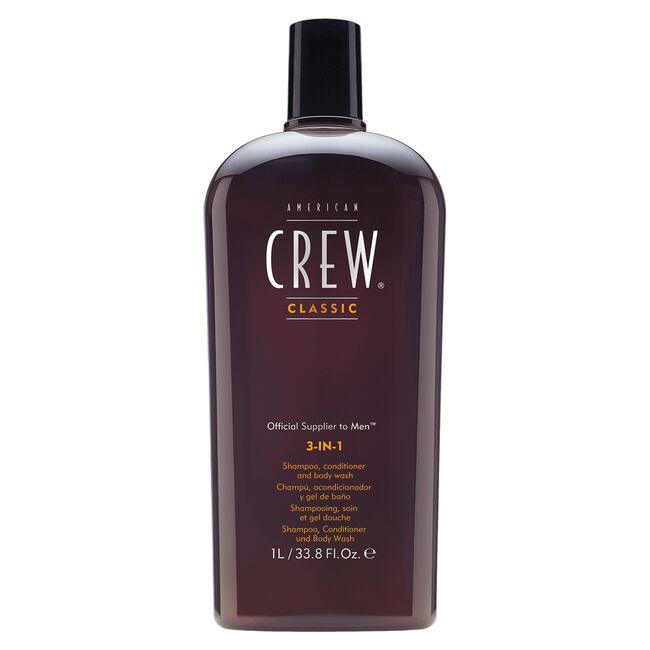 American Crew Classic 3-In-1 Shampoo, Conditioner and Body Wash 33.8 Oz. Beauty Products UltraBeauty.shop American Crew Classic 3-In-1 Shampoo, Conditioner and Body Wash 33.8 Oz. UltraBeauty.shop
