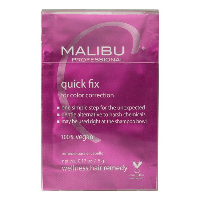 Malibu C Quick Fix for Color Correction Wellness Treatment – 6 Packettes UltraBeauty.shop