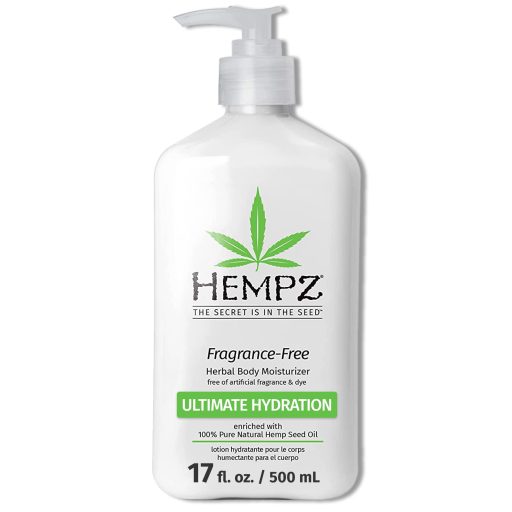 Hempz Fragrance-Free Herbal Body Moisturizer 17 Fl. oz. - Image 1