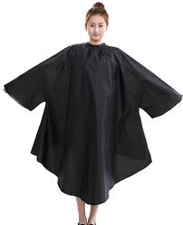 Alterna Client Hair Cutting Cape Gown with Sleeves-Black. UltraBeauty.shop