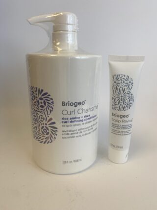 Briogeo Curl Charisma Rice Amino & Shea Curl Defining Conditioner 33.8 Oz with free Scalp Revival treatment 5 mL. - Image 1