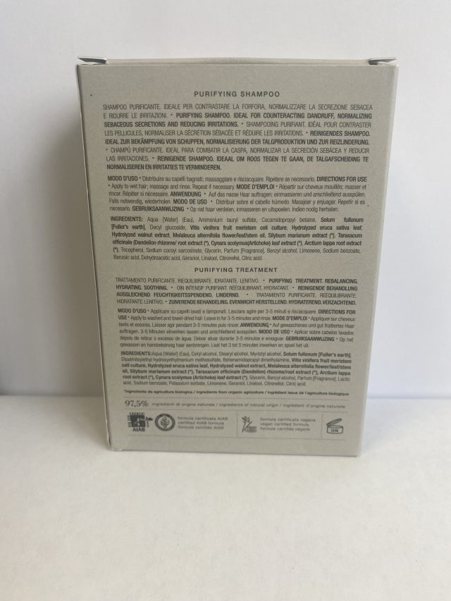 Previa  Purifying Travel Shampoo Set 100ml + Treatment 60ml - Image 3