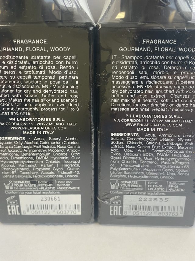 pH Laboratories Kit Deep Moisture Shampoo & Conditioner 3.38 Oz. (Travel size) - Image 2