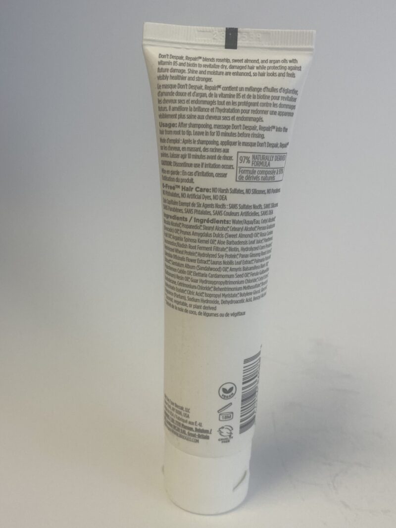 Briogeo Don’t Despair Repair Hair Mask, Deep Conditioner for Dry Damaged or Color Treated Hair 2 Oz. UltraBeauty.shop