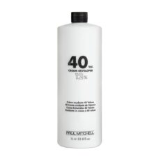 Paul Mitchell 40 Volume Cream Developer 33.8 Oz with free Salon Client Hair Cutting Cape - Image 1