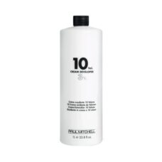 Paul Mitchell 10 Volume Cream Developer 33.8 Oz with free Salon Client Hair Cutting Cape - Image 1