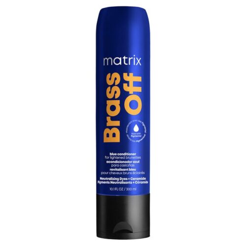 Matrix Brass Off Purple-Blue Pigmented Conditioner for Lightened Brunettes 10.1 Oz Beauty Products UltraBeauty.shop Matrix Brass Off Purple-Blue Pigmented Conditioner for Lightened Brunettes 10.1 Oz UltraBeauty.shop