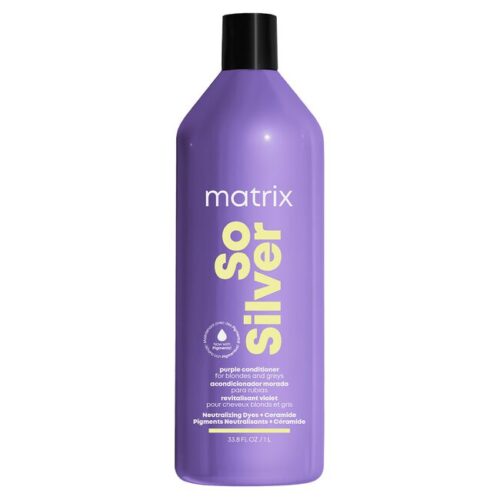 Matrix So Silver Purple Pigmented Conditioner for Blondes & Greys 33.8 Oz. - Image 1