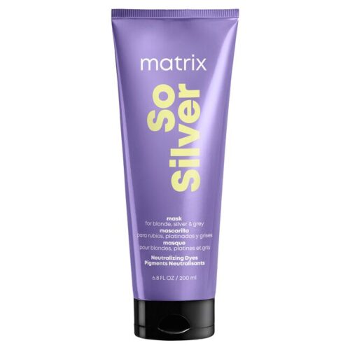 Matrix So Silver Power Mask 6.8 Oz for blond, silver ,grey hair. UltraBeauty.shop