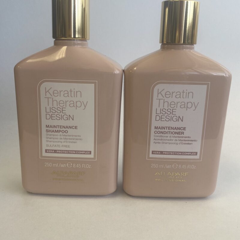 Alfaparf Lisse Design Keratin Smooth Maintenance Duo Shampoo 8.45 Oz & Conditioner 8.45 Oz. UltraBeauty.shop