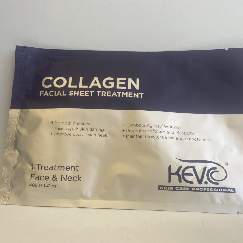 Kev.C Collagen Facial Sheet Treatment 1-Mask and Neck UltraBeauty.shop