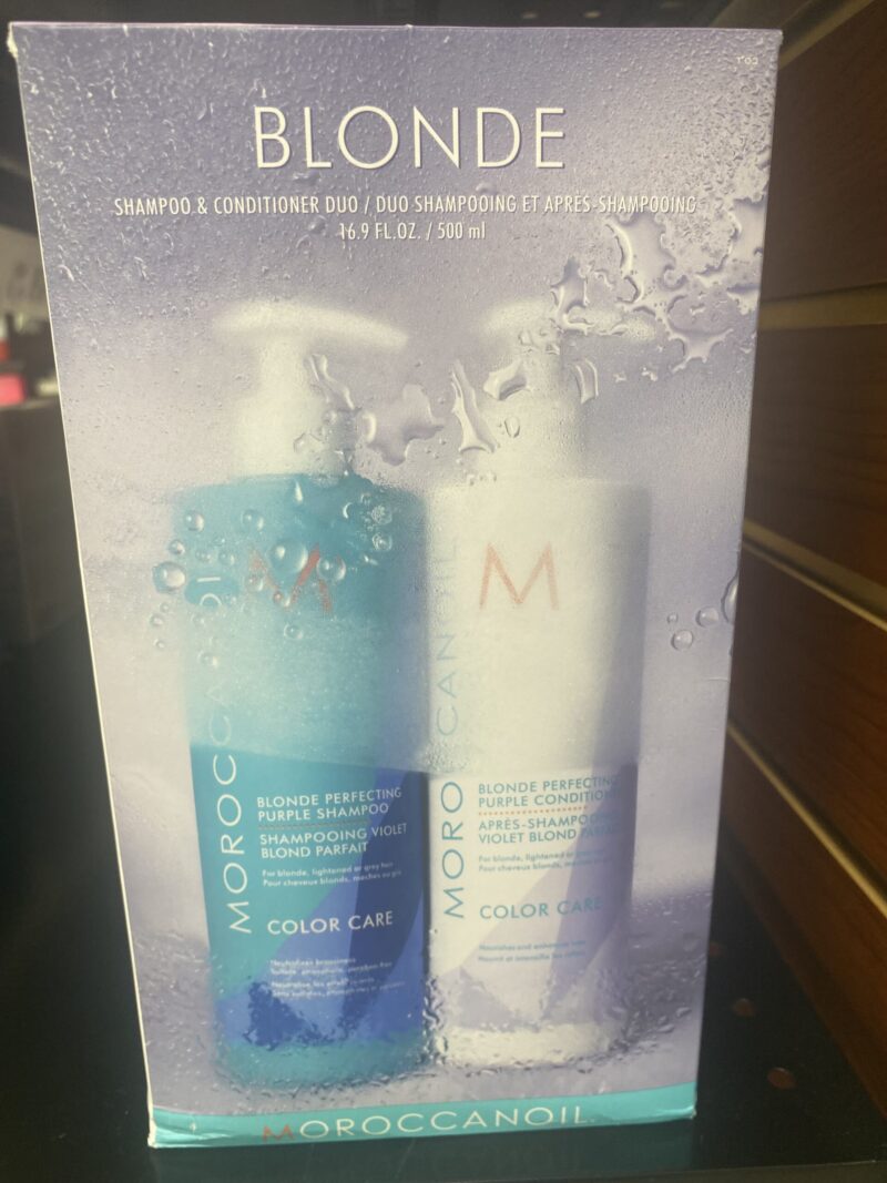 Moroccanoil Color Care Blonde Hair Care Kit 2×500 mL. UltraBeauty.shop