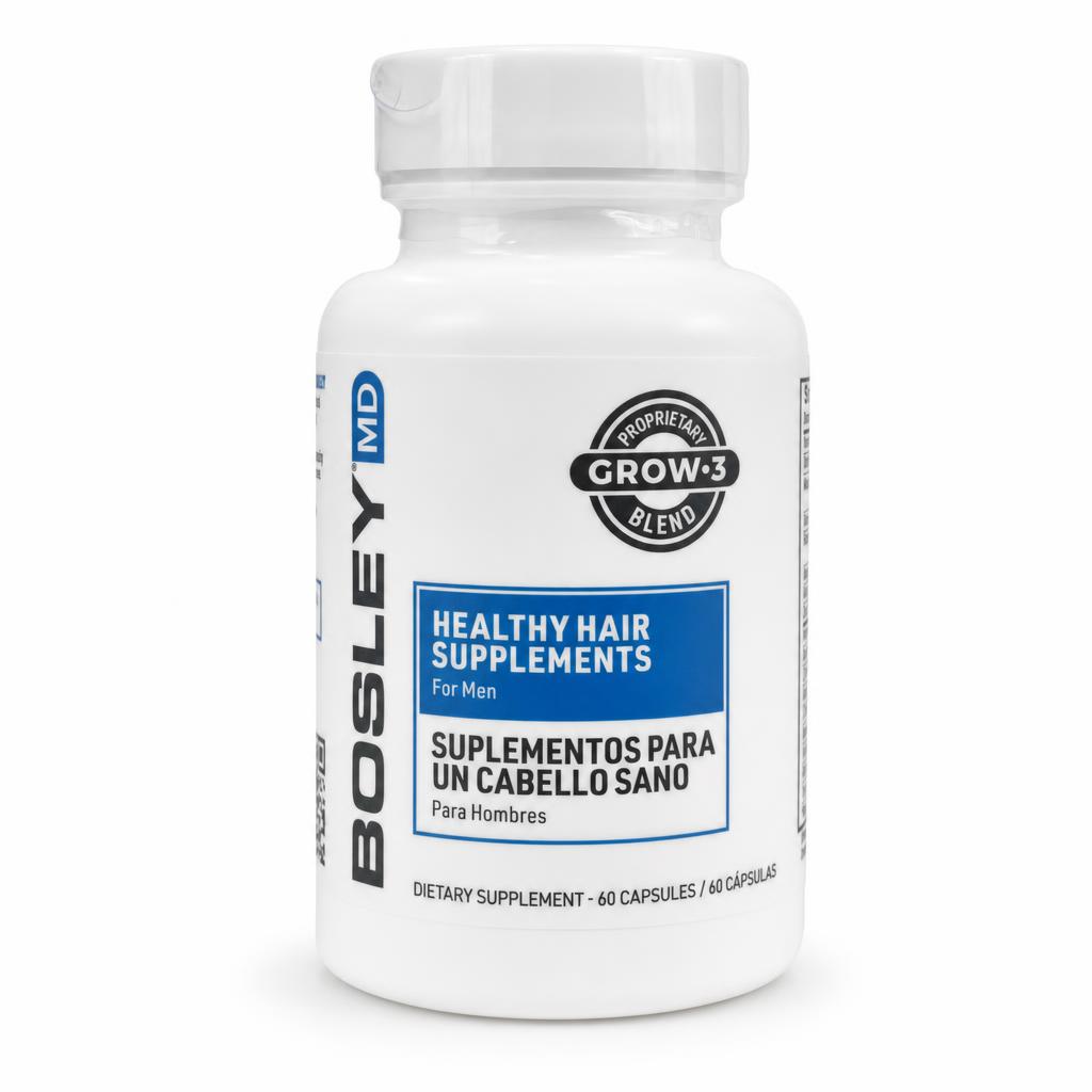 BosleyMD Healthy Hair Growth Supplements 60 Capsules For Men
