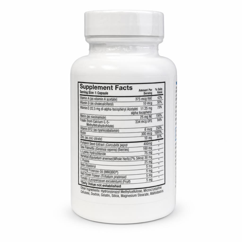 BosleyMD Healthy Hair Growth Supplements 60 Capsules For Men