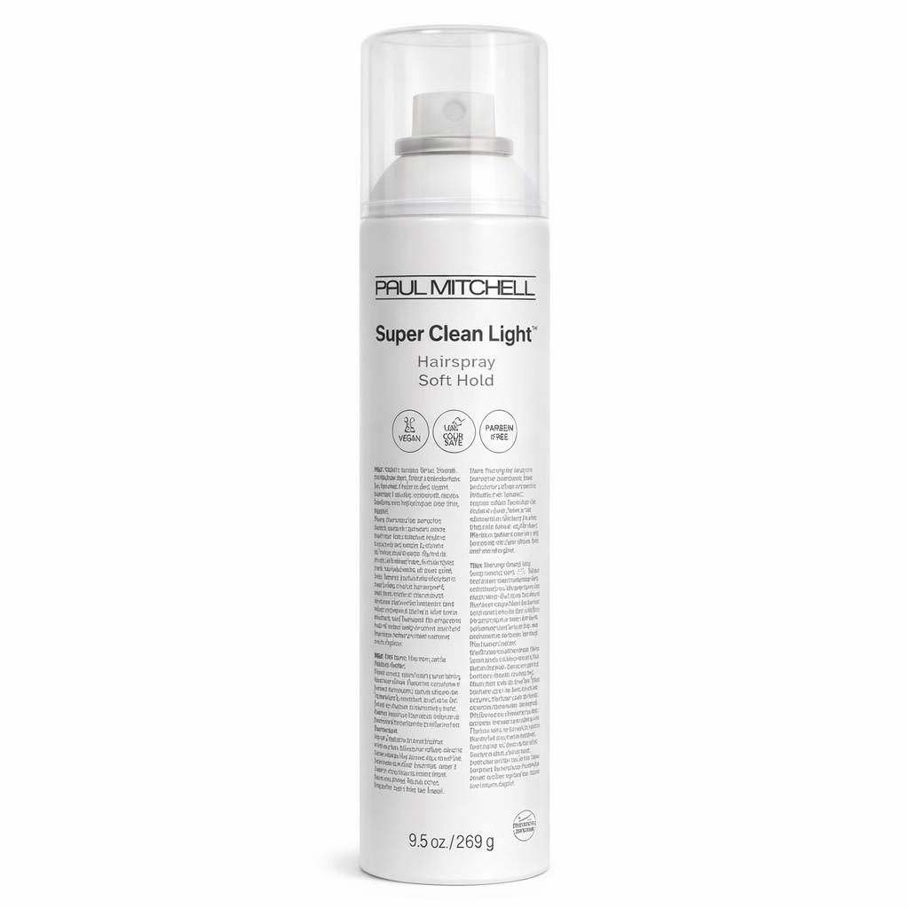 Paul Mitchell Super Clean Light Hairspray Soft Hold 9.5 Oz New!