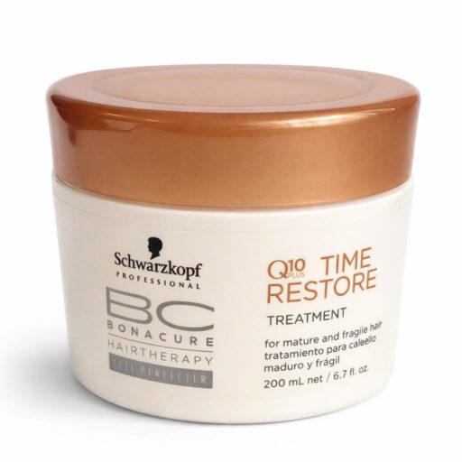 Schwarzkopf BC Bonacure Q10+ Time Restore Treatment (For Mature and Fragile Hair) 6.7 Oz. Beauty Products UltraBeauty.shop Schwarzkopf BC Bonacure Q10+ Time Restore Treatment (For Mature and Fragile Hair) 6.7 Oz. UltraBeauty.shop